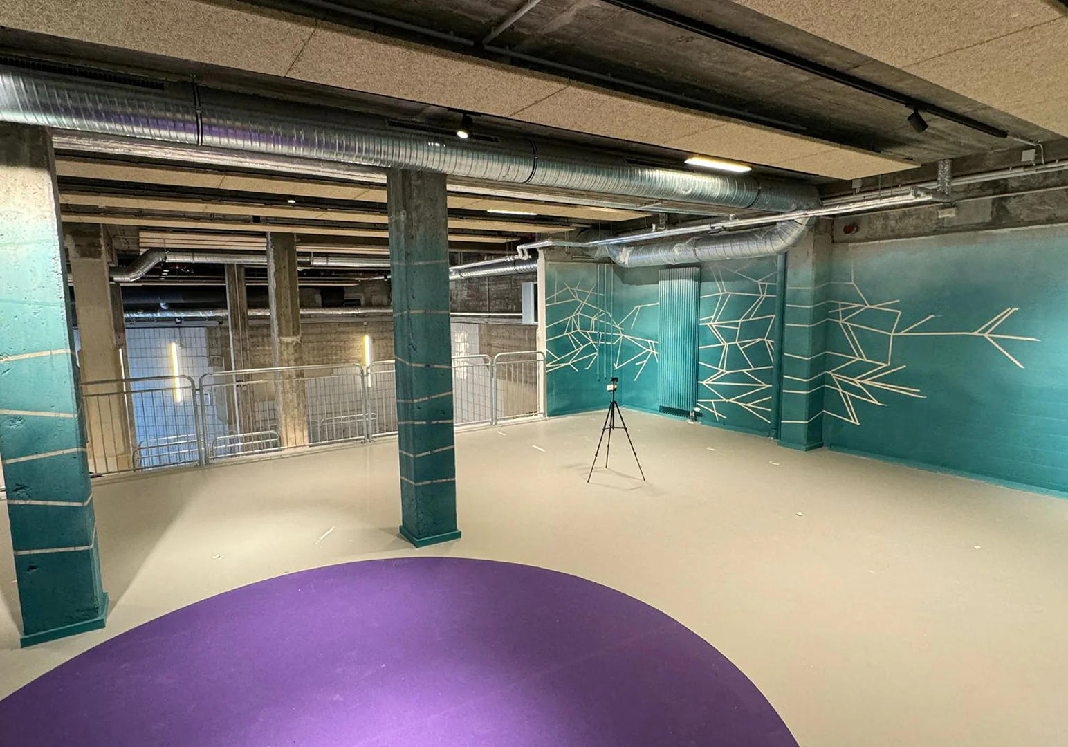 Individuelle Rundum Wandgestaltung mit handgemalter Wandmalerei