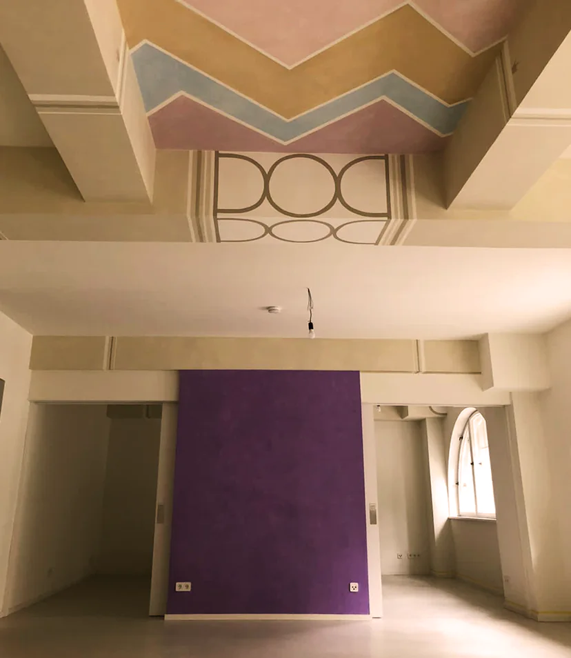 Deckenmalerei im Art-Deco Stil