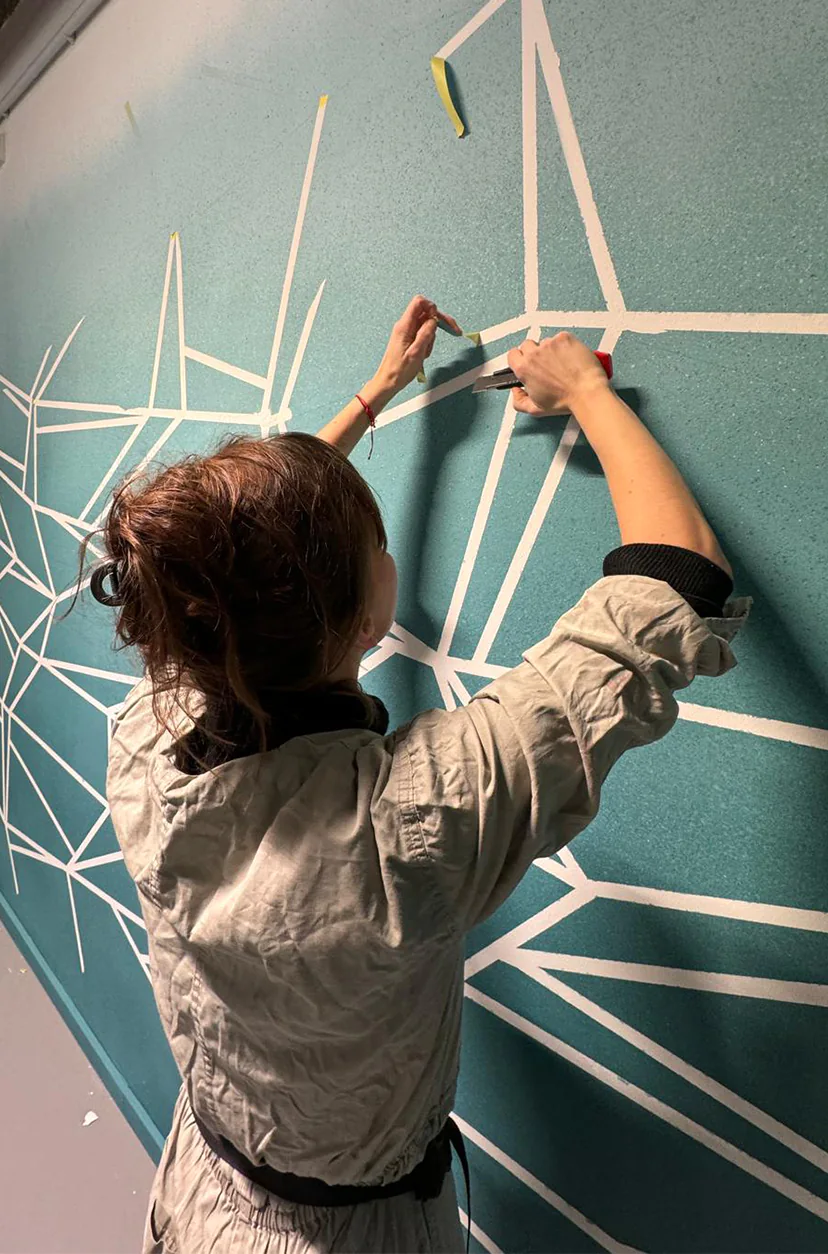 Wand-Raumgestaltung im CREON Berlin